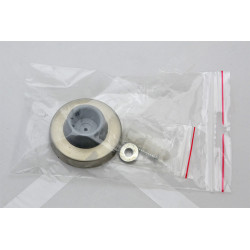Doraz dverí s gumou ø 57 mm, brúsená nerez AISI 304 Doraz dverí s gumou ø 57 mm, brúsená nerez AISI 304